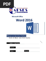 Manual de Word 2016 PDF