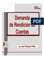 Demanda Rendicion de Cuentas