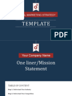 Digital Marketing Stategy Template by PinkPowerCo 2020