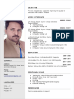 Muhammad Kashif Jamil-CV