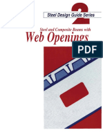 Web Openings: Steel Design Guide Series