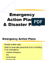 Emergency Action Plans & Disaster Plans