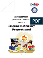 Trigonometrically Proportional: Grade 9