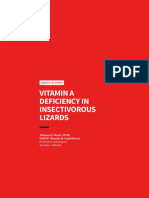 CTE - Vitamin A Deficiency in Insectivorous Lizards