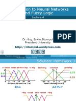 Introduction To Neural Networks and Fuzzy Logic: Dr.-Ing. Erwin Sitompul President University