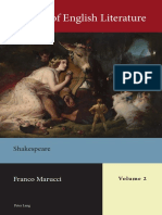 Franco Marucci - History of English Literature, Volume 2 - Shakespeare-Peter Lang (2018)