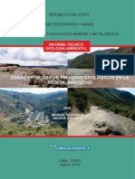 Informe Zonas Criticas Por Peligros Geologicos en Ayacucho