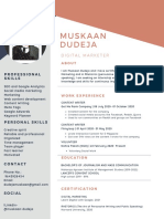 Muskaan Dudeja: Digital Marketer