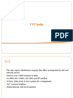 TNT India: Group 2 SIBM-Bangalore