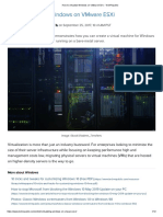 How To Virtualize Windows On VMware ESXi