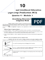 (Agri-Crop Production NC1) : Technology and Livelihood Education Quarter 4 - Module 1