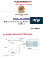 Prof. Kamble A.S.: Sub: Quantity Surveying, Contracts & Tenders. BE Civil