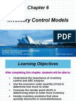 Chap 06 Inventory Control Models