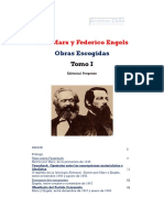 Karl Marx y Friedrich Engels Obras Escogidas Tomo I