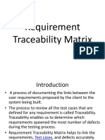 Requirement Traceability Matrix