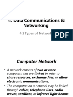 Data Communications & Networking: 4.2 Types of Networks