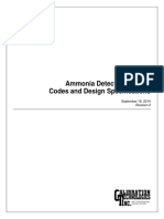 Ammonia Detection - Codes & Design Calibration Tech