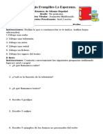 EXAMEN 2da Unidad Cuarto Primaria Idioma Español