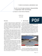 Análise Da Dinâmica de Voo de Uma Aeronave Desenvolvidapara A Competição SAE Aerodesign - Revisão 1