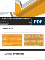 Organización de Ferias Empresariales