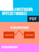 Presentación Del Diseño de La Investigación