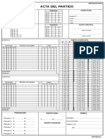 Planilla de Baloncesto-Mini