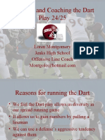 Teaching and Coaching The Dart Play 24/25: Loren Montgomery Jenks High School Offensive Line Coach