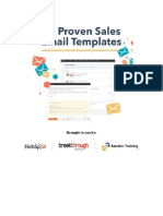 25 Proven Sales Email Templates