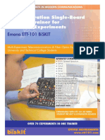 New Generation Single-Board Telecoms Trainer For Advanced Experiments