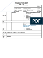 Weekly Home Learning Plan of Grade 8 Quarter 3 Week 3 and 4