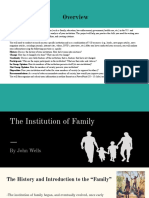 The Institution of Family and Divorce 1