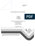 Unitized Regenerative Fuel Cell Systems