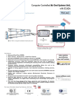 Computer Controlled Air Duct Systems Unit, With SCADA Tscac: Engineering and Technical Teaching Equipment