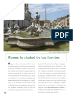 Roma: La Ciudad de Las Fuentes