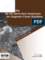 La Filosofía de Los Derechos Humanos de Augusto Cesar Sandino