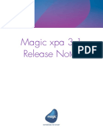 Magic Xpa 3.1 Release Notes