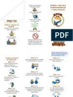 Folleto de 10 Reglas Basicas de Seguridad y Normas Basicas de Higiene