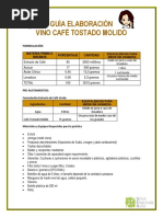 Guia - Elaboración Vino de Café Tostado Molido