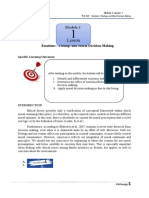 4th Emotions Feelings and Moral Decision Making M3L1