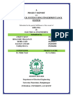 Atm Door Lock System Using Fingerprint Lock System