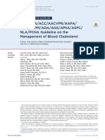 2018 AHA Guidelines For Management of Blood Cholesterol