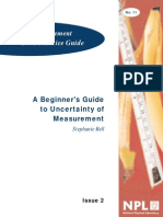 mgpg11 - A Beginner's Guide To Uncertainty of Measurement by Stephanie Bell