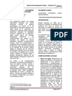 Artículo de Revisión Complicaciones y Accidentes de Los Anestésicos Locales