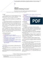 C637-14 Standard Specification For Aggregates For Radiation-Shielding Concrete