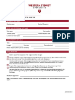 Assignment Cover Sheet: School of