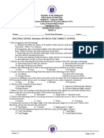 Summative Test 3 Hope 12 Name: - Track, Year&Section: - Score: - Multiple Choice. Directions: Encircle The Correct Answer