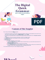 The Digital Quick Grammar by Slidesgo