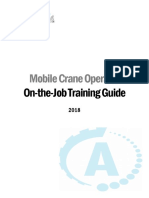 Mobile Crane Operator On The Job Guide