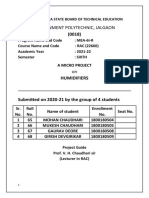 Government Polytechnic, Jalgaon: A Micro Project