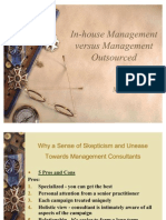 In-House Management Versus Management Outsourced